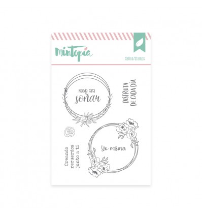 SEMT000134 - Sello Coronas de flores