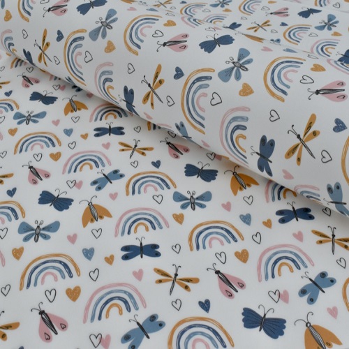 pfy-3505 - Paper for you - Rainbow & Butterflies - Lino Decorado  70 x 50