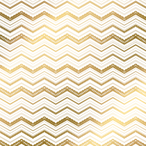 p-184-cf - Papelmanía Cartulina Zig Zag Blanca foil Dorado
