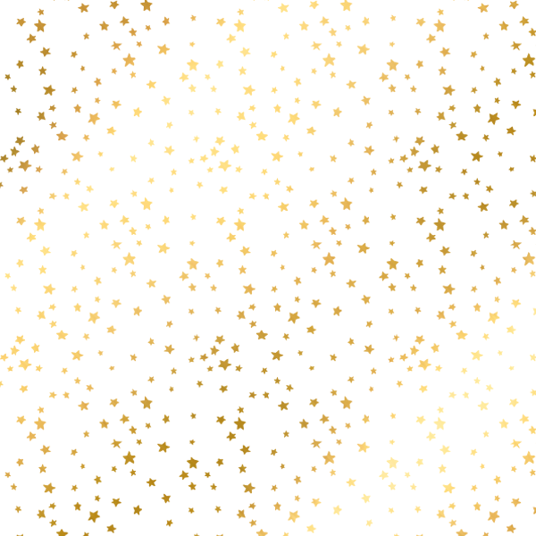 p-076-cf - Papelmanía Cartulina Estrella Blanca foil Dorado