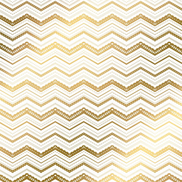 p-184-cf - Papelmanía Cartulina Zig Zag Blanca foil Dorado