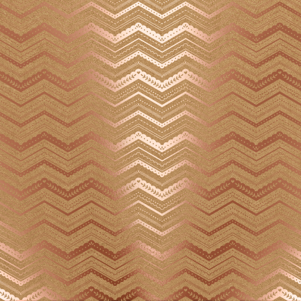 p-188-cf - Papelmanía Cartulina Zig Zag Kraft foil Oro Rosa