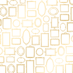 A19 - Papelmanía Acetato Marcos foil Dorado