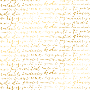 A04 Acetato Letras foil Dorado - Papelmanía