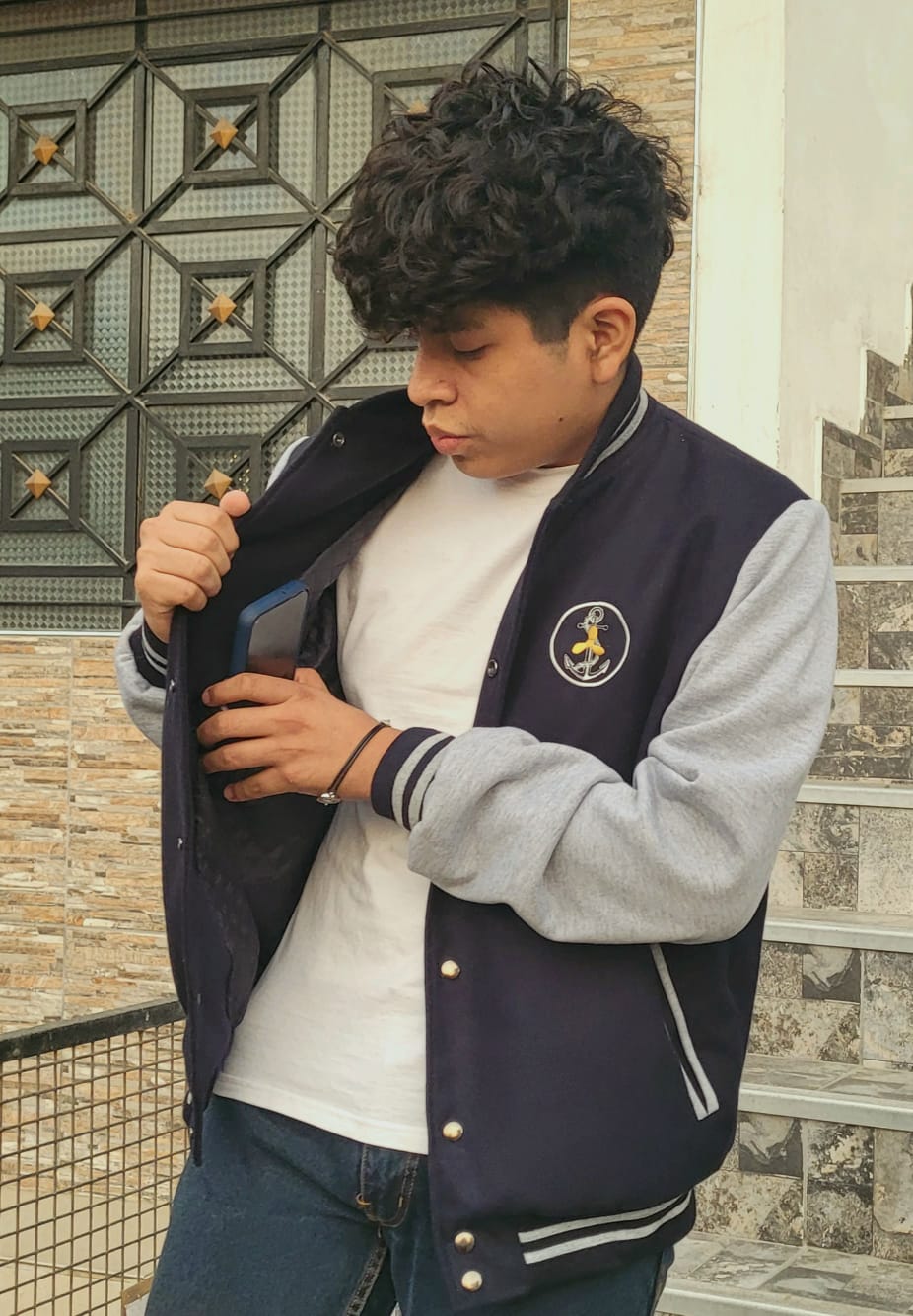 Cas-01 - Casaca Marino - Talla L - Imagen 5
