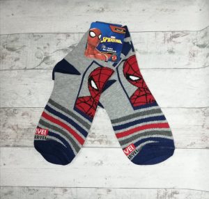 spi-05 Spiderman - cuadro gris, rayas rojo azul T8