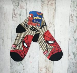 spi-01 Spiderman - rayas cocoa blanco T5