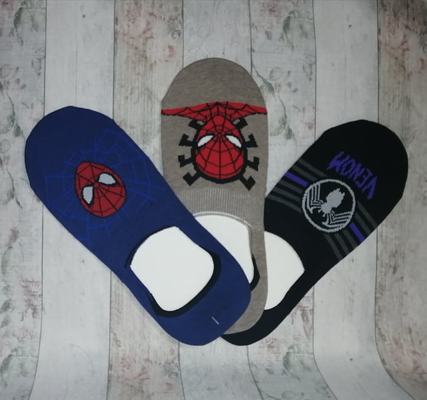 spi-29 Spiderman - pack2 negro, azul, cocoa -  Adulto