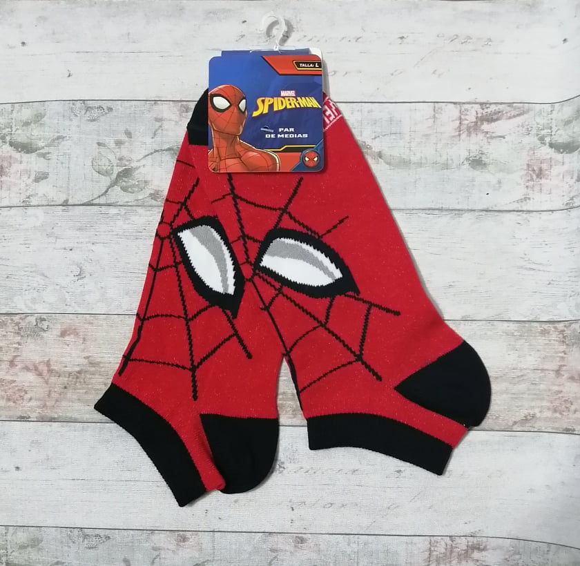 spi-13 Spiderman - Talonera rojo - Adulto