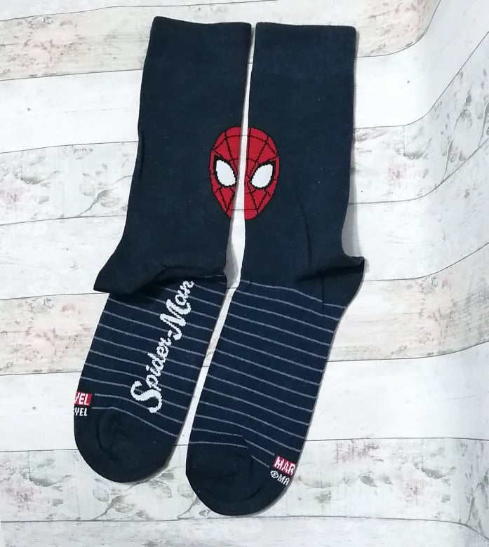 spi-18 Spiderman - Acero oscuro largas - Adulto