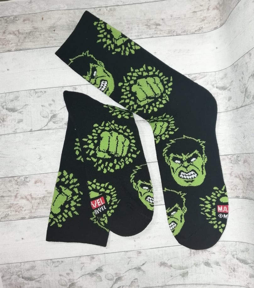 aven-14	Avengers - Hulk afelpada (planta de pie)  largas - Adulto