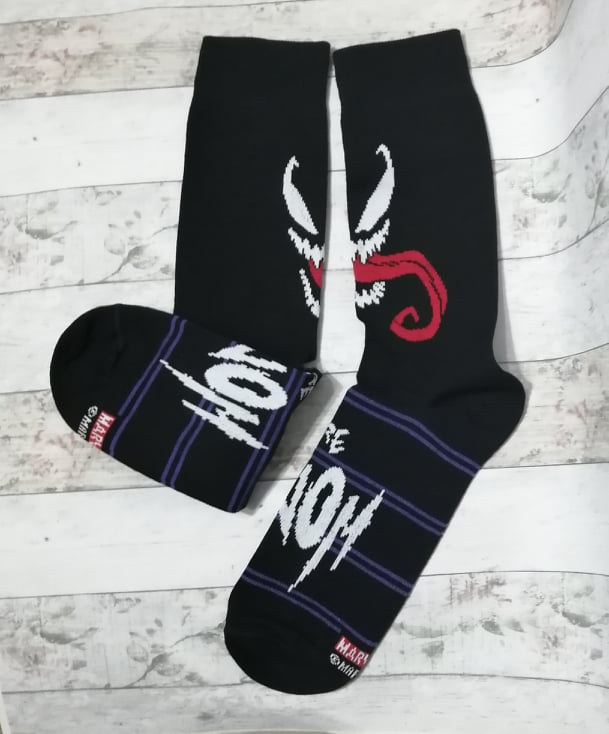 spi-20 Spiderman - Venom negras largas - Adulto