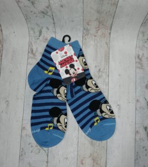 Mick-01 Mickey - Azul con rayas azules oscuras T8