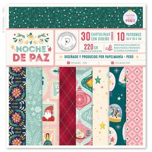 kit-noche-p Papelmanía - Noche de Paz - Block 12x12"