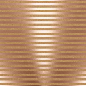 p-005-cf Cartulina Kraft con rayas en foil oro rosa - Papelmania