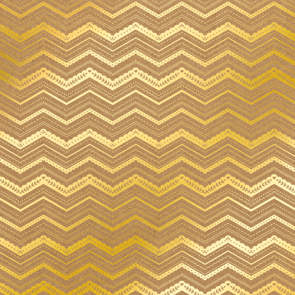 p-187-cf Cartulina Kraft zig zag en foil dorado - Papelmania