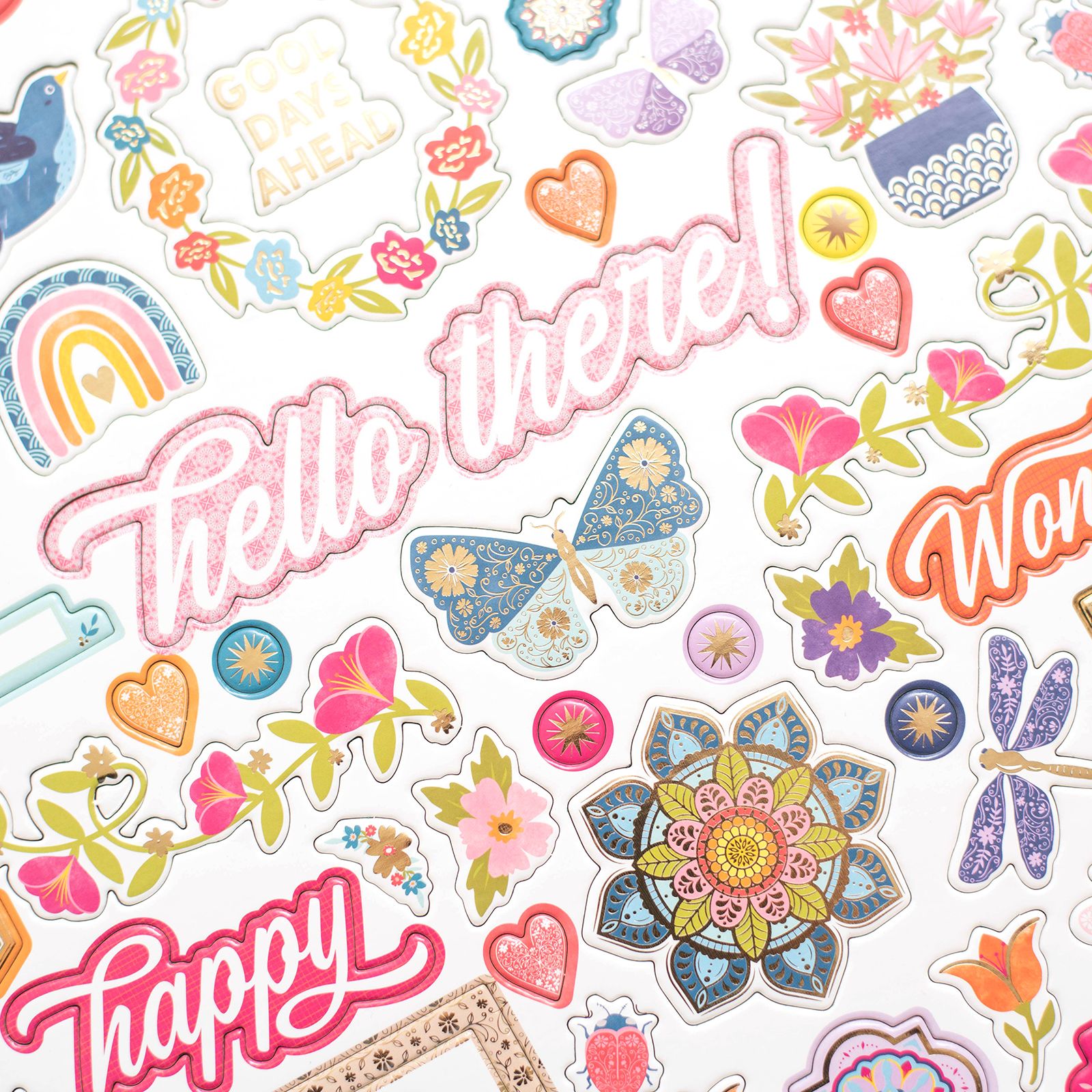 34004824 Chipboard Paige Evans Wonders 12"X12" - Imagen 3