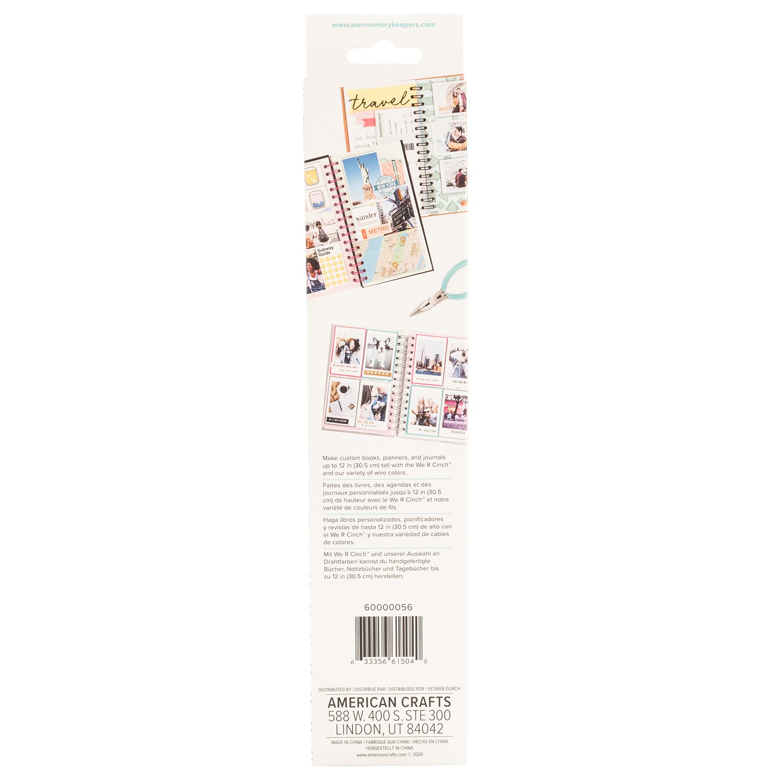 60000056 - Rosa - We R Memory Keepers Cinch Wires .625" 4/Pkg - Imagen 2