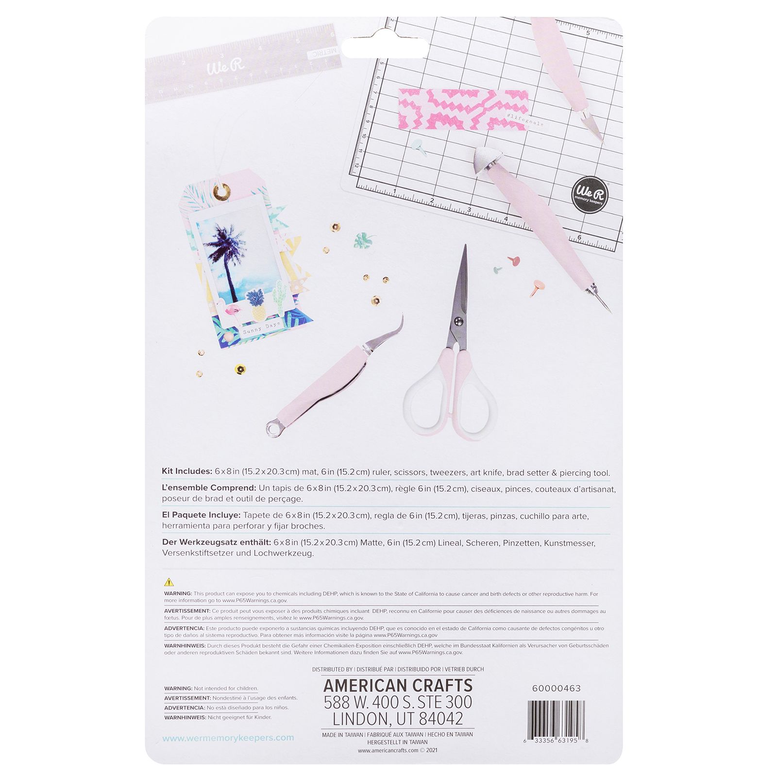 Pre venta 60000463 - Rosa - Mini kit de herramientas We R - Imagen 2