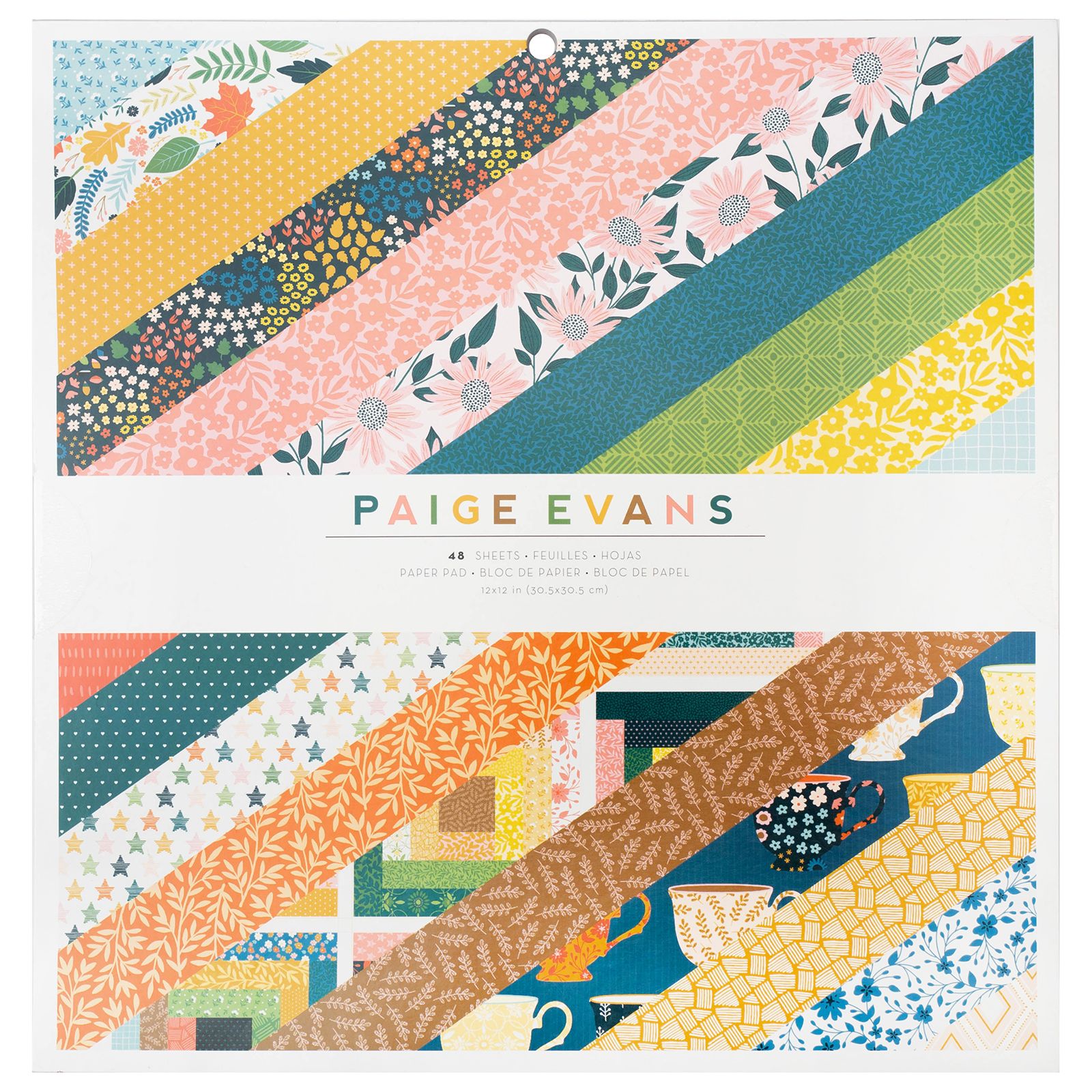 34003636 - Carril del bungalow de Paige Evans AC, 12 x 12 pulg, 48 unidades