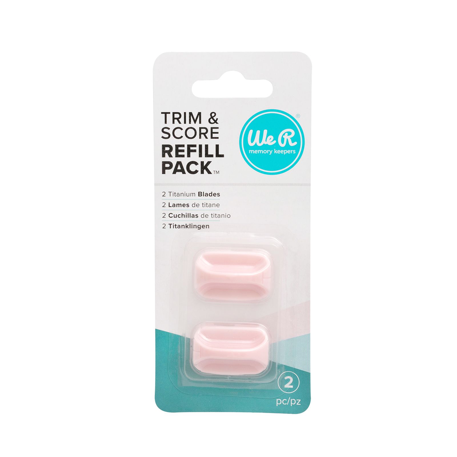 661267 - We R Trim & Score Board Cuchillas de repuesto 2/Pkg