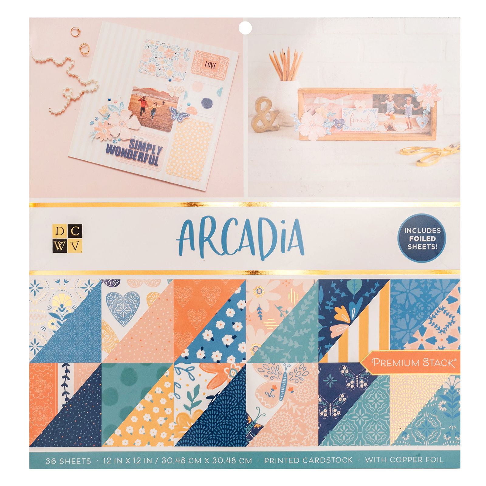 624368 - Arcadia - DCWV 12"X12" 36 hojas