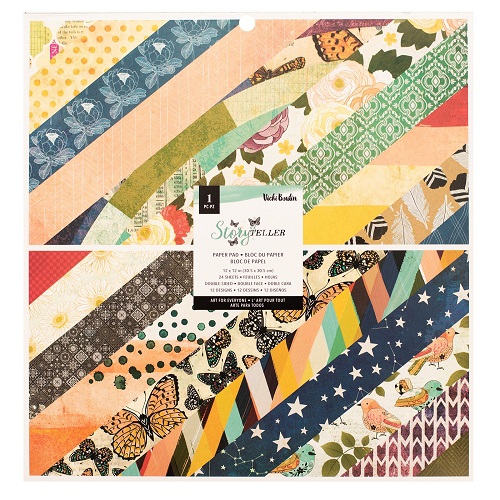 34001335 Cuentacuentos - Vicki Boutin, doble cara de AC, 12 x 12 pulgadas, 24 hojas
