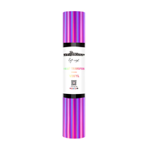 HTV-M Holo-Violeta Rollo de vinilo Violeta de transferencia de calor metálico suave de 5 pies