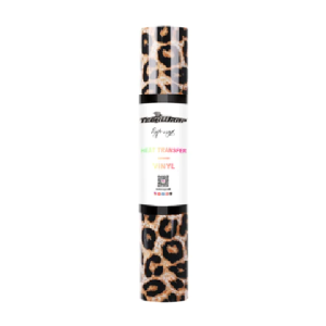 HTV-AnimalPrint-06 Leopardo Rollo de vinilo de transferencia de calor con estampado animal de 5 pies
