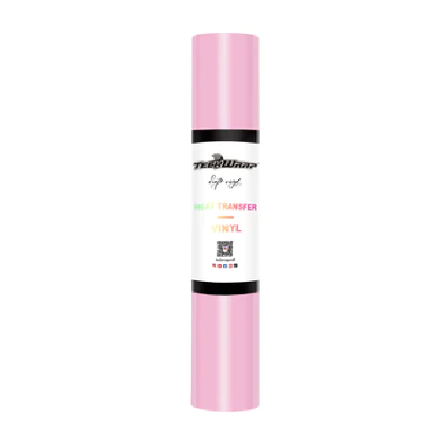 HTV-PU-Rosa Rollo de vinilo de transferencia de calor de PU de 5 pies