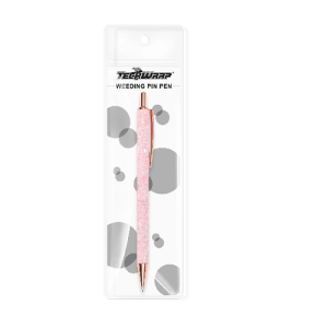 LA-HERRAMIENTA-P02 TECKWRAPCRAFT Bolígrafo de escarda con escamas rosas