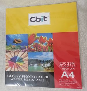 FA4230GLOS Cbit - Fotográfico Glossy A4 230gsm (20h)