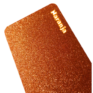 GLI00111 Cart. Glitter Naranja 230 GSM 30.5x70cm