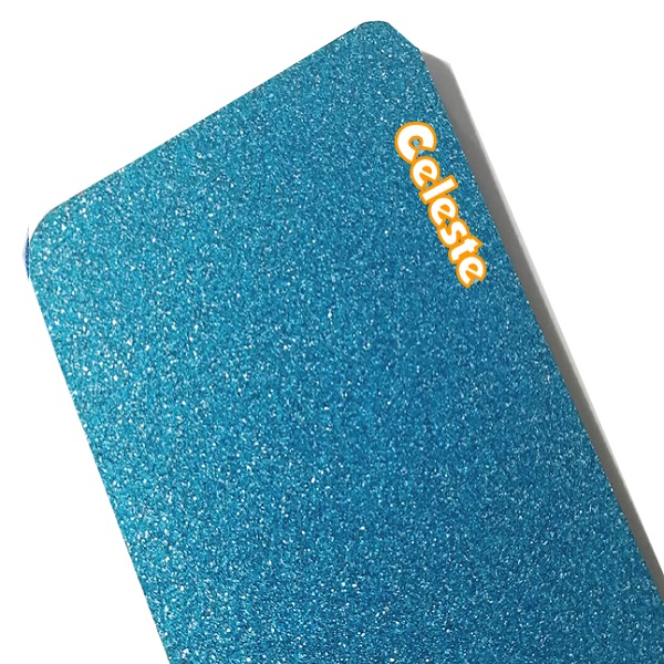 GLI00107	Cart. Glitter Celeste 230 GSM 30.5x70cm