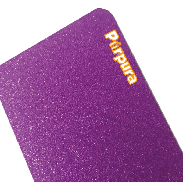 GLI00105	Cart. Glitter Púrpura 230 GSM  30.5x70cm