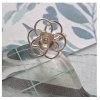 ag-an01	Anillo con centro de flor talla 9 Plata 950 - Imagen 3