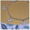 ag-pu03	Pulsera dijes 19cm, delfín, mariposa, caballito de mar, elefante y libélula Plata 950 - Imagen 4