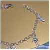 ag-pu03	Pulsera dijes 19cm, delfín, mariposa, caballito de mar, elefante y libélula Plata 950 - Imagen 3