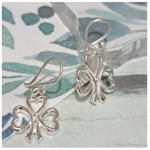 ag-tre01	Aretes en forma de Trébol Plata 950