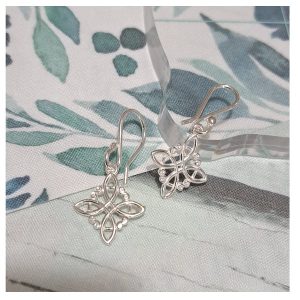 ag-NB-01 Arete Nudo de Bruja Plata 950