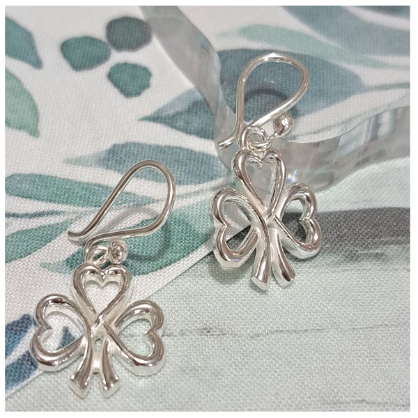 ag-tre01	Aretes en forma de Trébol Plata 950