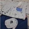 coz-01	Conjunto Dino griz con azulino Talla 2 Bebé - Imagen 3