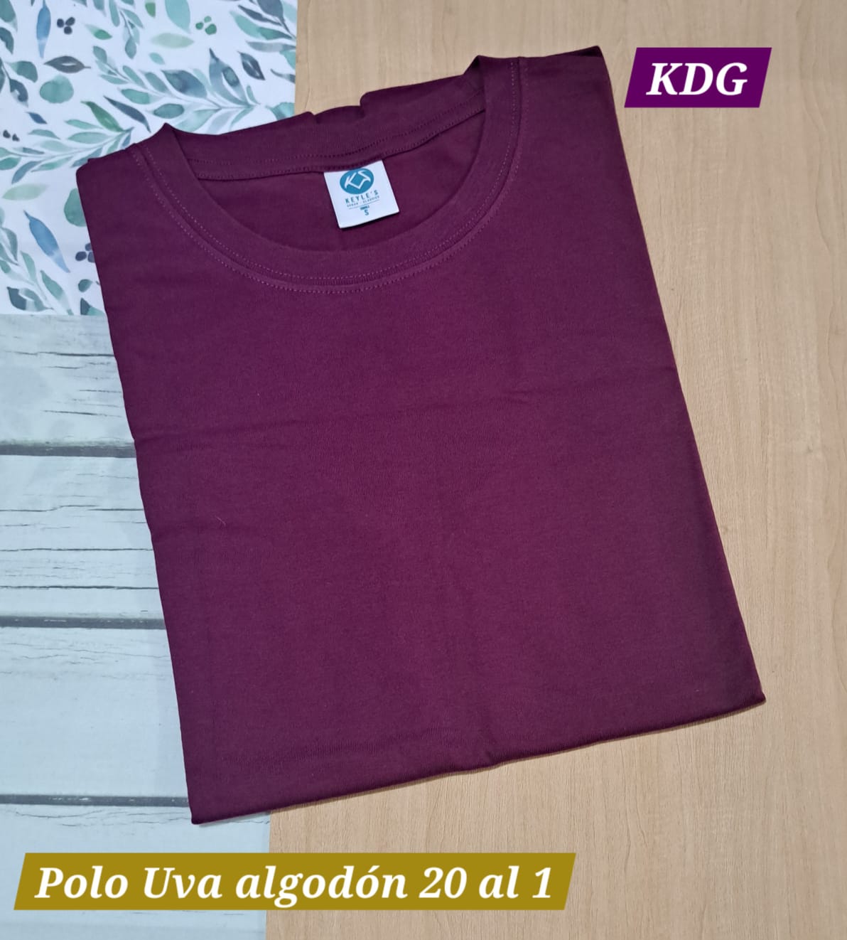 PMC-UV-20-S	Polo Uva - manga corta – cuello redondo – 20 al 1 talla S Corte Recto / Reactivo