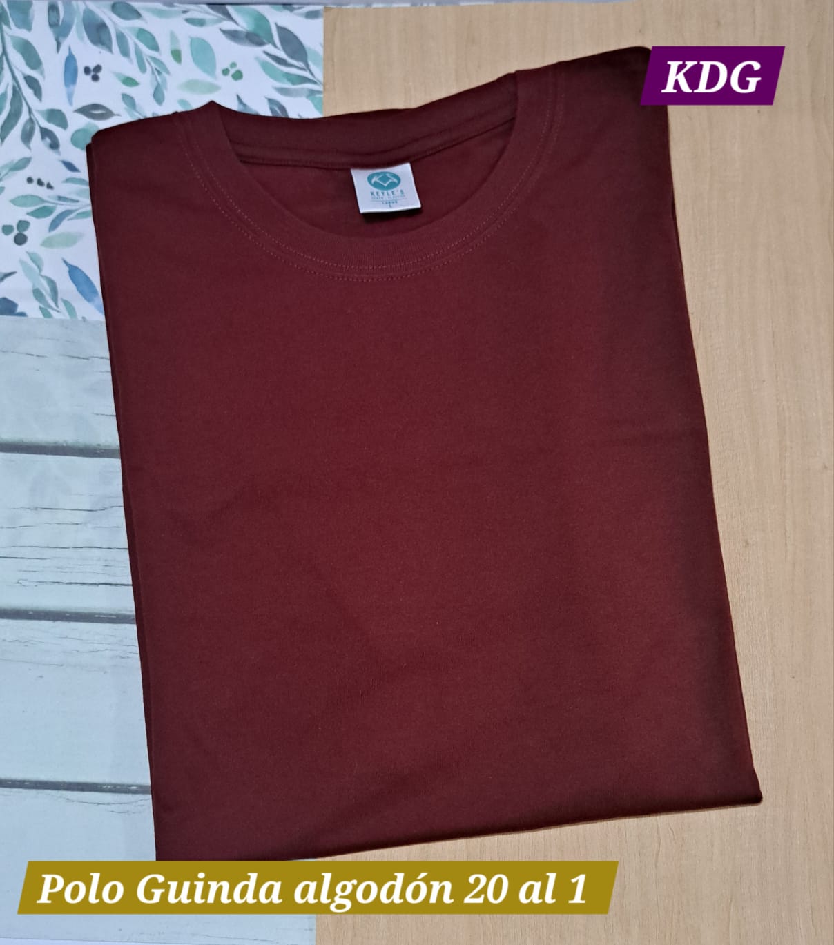 PMC-GU-20-L	Polo Guinda - manga Corta - cuello redondo - 20 al 1 - Talla L - Corte Recto