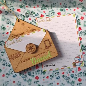 sc-01 Sobre de Carta de deseos Personalizado