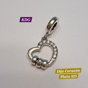 ag-dijcor-01 Dije Corazón - plata 925