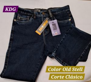 19016001old32 Old Stell - t32 - Jeans Baretta - Bronco Corte Clásico