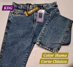 19016001h34 Humo - t34 - Jeans Baretta - Bronco Corte Clásico