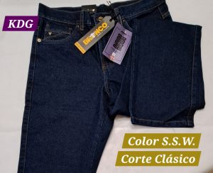 19016001ssw34 S.S.W. - t34 - Jeans Baretta - Bronco Corte Clásico
