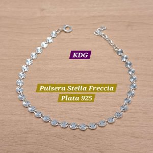 SFR-002-18	Pulsera Stella Freccia Plata 925 - 18cm + 2cm